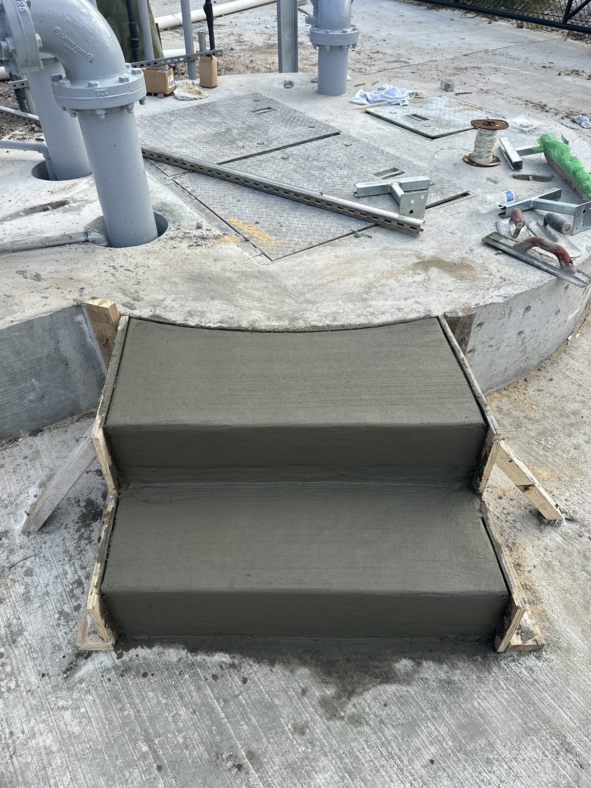 Concrete steps